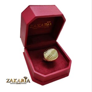 Bague massive or jaune