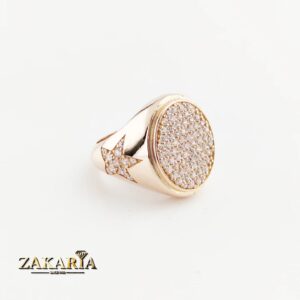 Bague Chevaliére en or rose