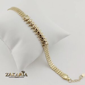 Gourmette en or jaune