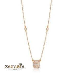 collier Or rose 18k